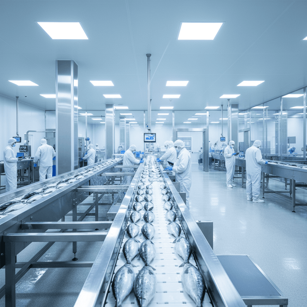 聚合海产越南新工厂正式投产,产能提升 50%